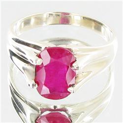 22.5ctw Mozambique Ruby Sterling Ring (JEW-2716)