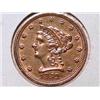 Image 1 : 1852 $2 1/2 Gold Liberty XF45. Crisp detail, lustre