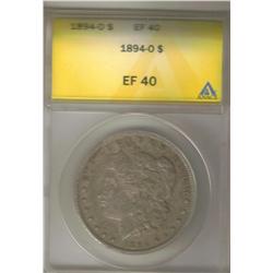 ERROR COIN 1894-O EF-40 MORGAN DOLLAR