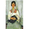 Image 1 : Modigliani "Gypsy Woman with Child" Ltd Edition Giclee on Paper