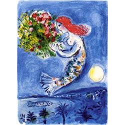 Marc Chagall "Bay of Angels" Giclee on Paper