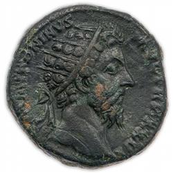 Ancient Coin - Marcus Aurelius AE Dupondius