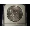 Image 2 : 2002 NGC MS 69, .999 Silver $1 Eagle