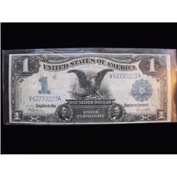 $1 BLACK EAGLE SILVER CERTIFICATE 1899