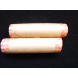 2 ROLLS OF WHEAT CENTS SHOTGUN SEALED