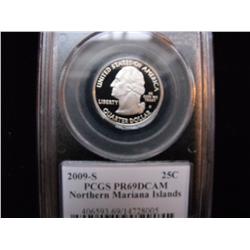 2009 S MARIANA ISLAND QUARTER PCGS PROOF 69+