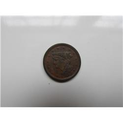 1853 HALF CENT SUPER DETAILS FULL LIBERTY GREAT SURFACES
