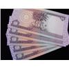 Image 1 : 5 UNCIRCULATED 50 DINAR NOTES IRAQ