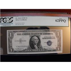 $1 PCGS PPQ 1935 E $1 SILVER CERTIFICATE