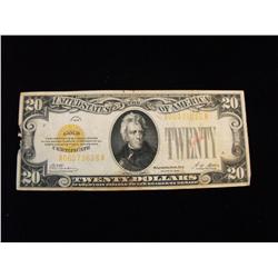 $20 GOLD CERTIFICATE 1928 ALWAYS POPULAR