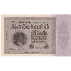 100,000 MARK GERMANY 1923