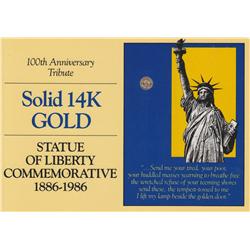 GOLD LIBERTY 100TH ANNIVERSARY
