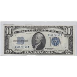 $10 BOLD SILVER CERTIFICATE 1934