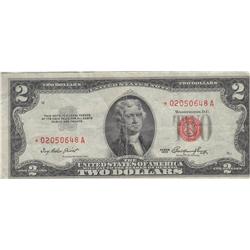 *** STAR *** $2 1953 RED SEAL *** STAR ***