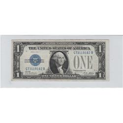 $1 FUNNY BACK SILVER CERTIFICATE 1928