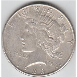 1923 S $1 PEACE DOLLAR