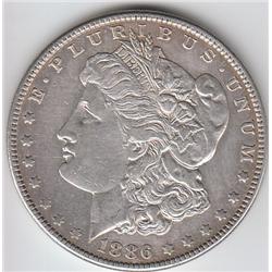1886 MORGAN SILVER DOLLAR $1