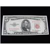 Image 1 : $5 RED SEAL 1953 A SUPER CENTERING UNC