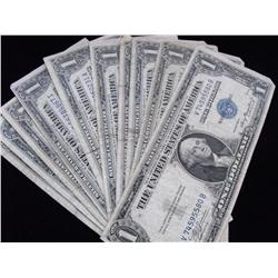 GROUPING 1935 AND 1957 SILVER CERTIFICATES