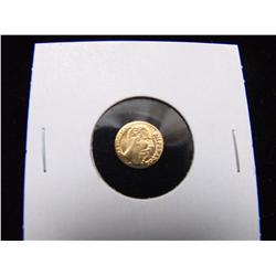 1865 MEXICO GOLD WEDDING TOKEN