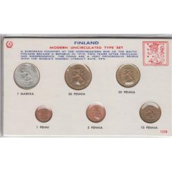 FINLAND TYPE SET SILVER .2613 ASW