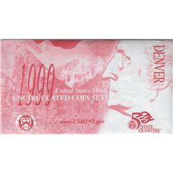 1999 UNC COIN SET US MINT