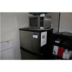 STAINLESS STEEL FRIDGE -  MICROWAVE & SERVING