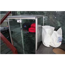 DISPLAY CASE & LOCKING CABINET
