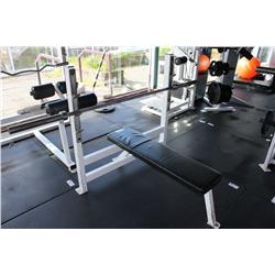 APEX BENCH PRESS STATION C/W BAR