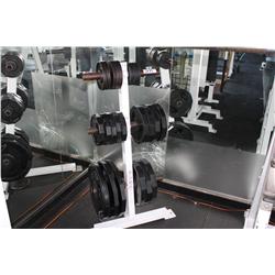RACK C/W FREE WEIGHTS