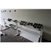Image 1 : DOUBLE WIDE DUMBELL RACK C/W CONTENTS