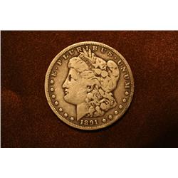 1891 Carson City Morgan Silver Dollar