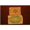 Image 2 : Lot of 2 10 Cent Fractional Currencies