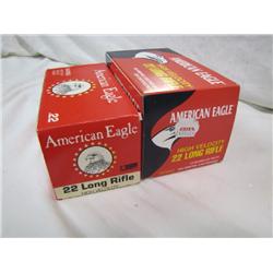 Ammo Brick 500 rnds American Eagle  .22       x2