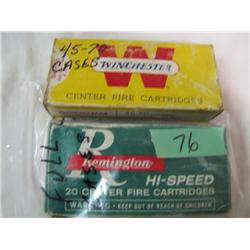 Ammo 11 live & 28 empty  45-70