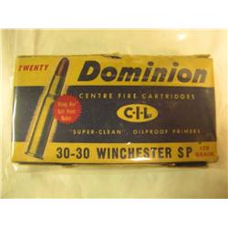 Ammo Box Domminion 30-30