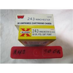 Ammo Box - some reloaded .243         x3