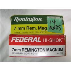 Ammo Box 7mm Remington Mag         x2