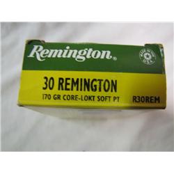 Ammo Box Remington .30 Remington