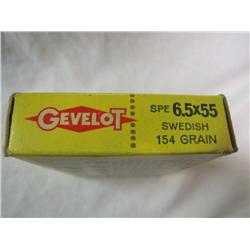 Ammo Box Gevelot SPE 6.5 x 55