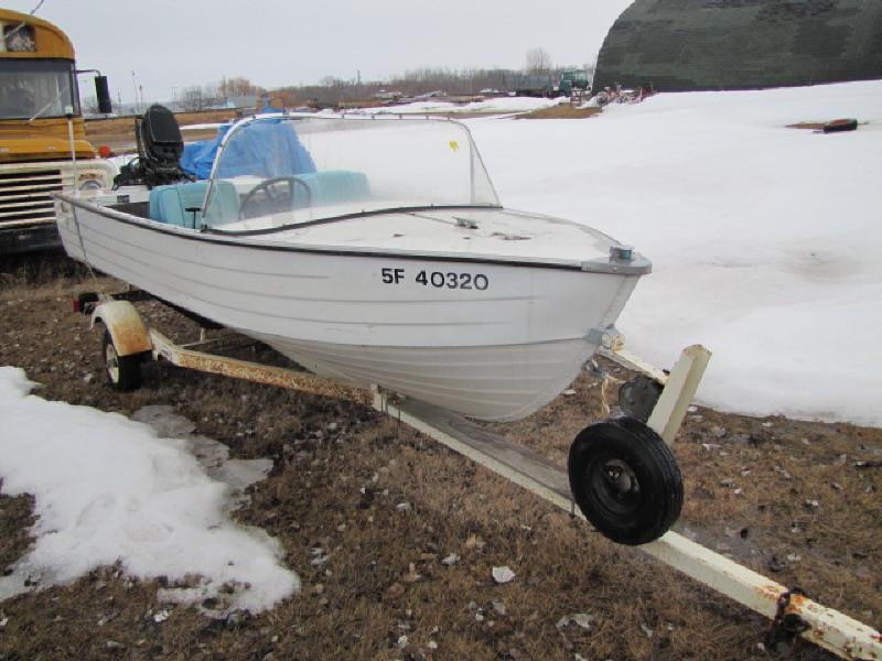 Aluminum Boat & Motor