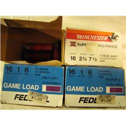 Ammo 3 Full & 1 Part Box 16 ga     x3