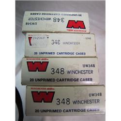 Box of .348 brass         x4