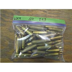 Bag of Brass 50 pcs                 .243