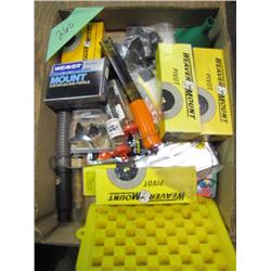 Box of Scope Mounts etc