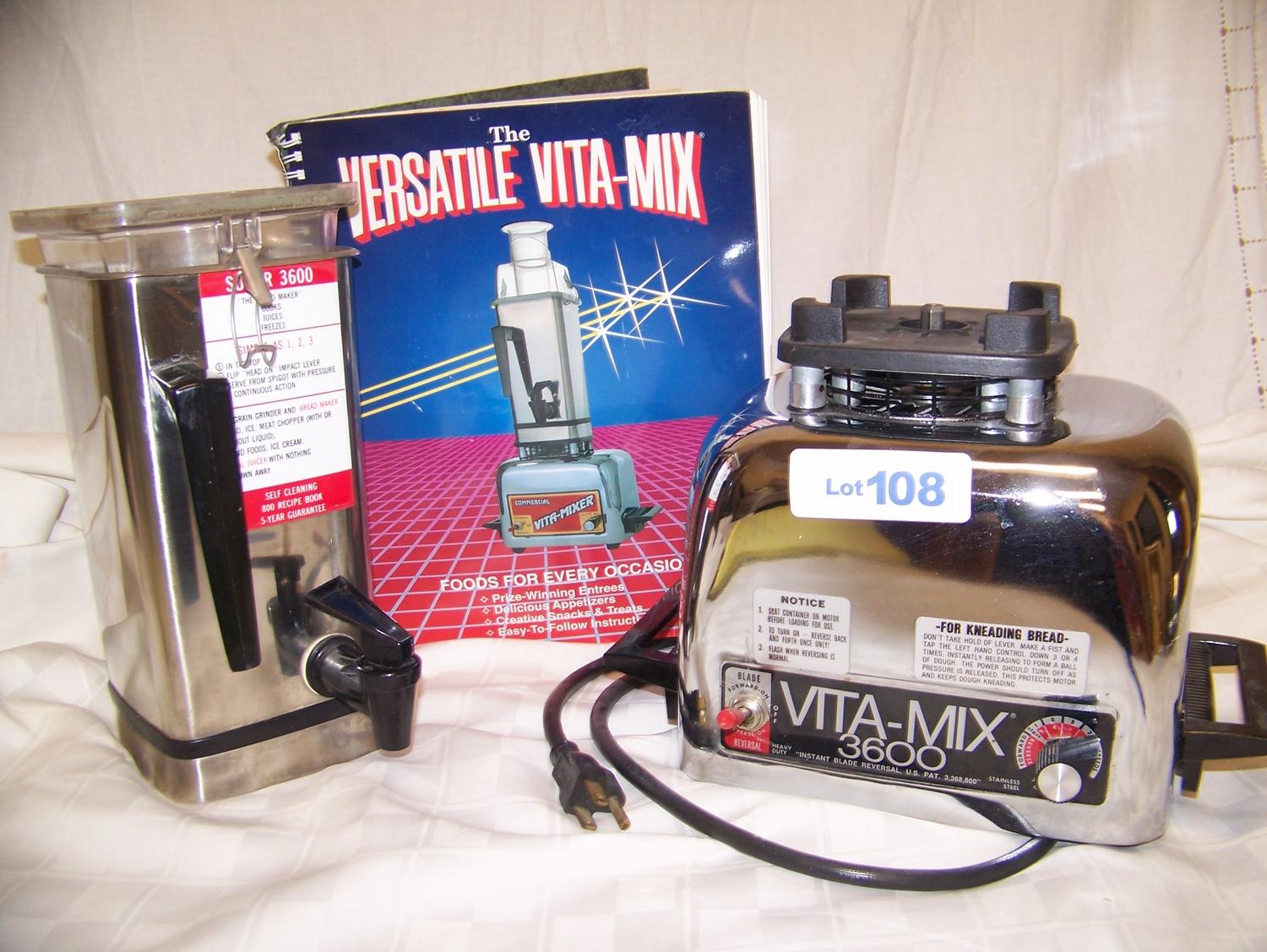 Vita Mix 3600 W/ Instruction Manual