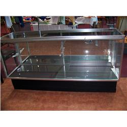 Retail glass display case large