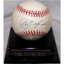 Carl Yastrzemski Signed Baseball.