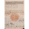 Image 1 : 1592: King Philip II of Spain signed land grant warrant