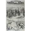 Image 1 : 1880. Irish Land League "Agitation". Two illustrated front covers of English periodicals - The Graph